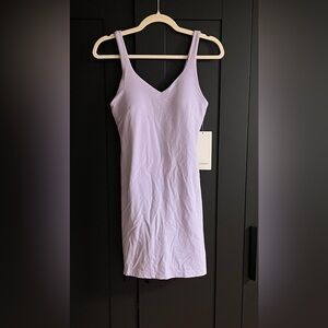RARE Lululemon Align Dress Lavender Frost Size 8 NWT Built-In Shorts